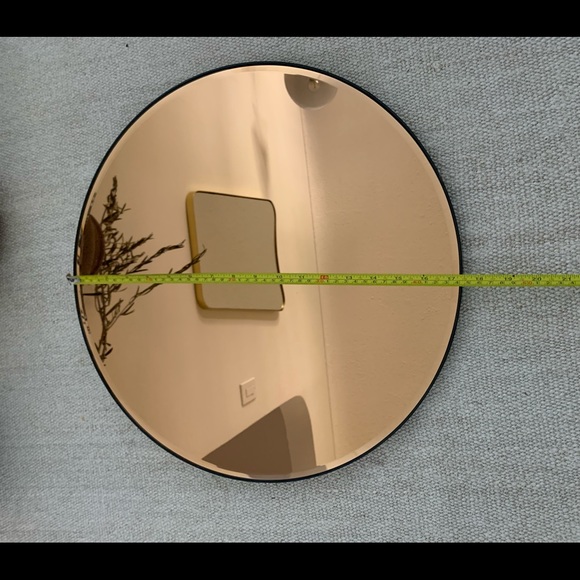 Copper Round Mirror - Picture 3 of 3